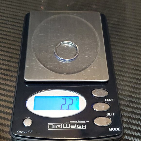 Size 7 925 Sterling Silver Cute Lavender Enamel Ring - Picture 7 of 7